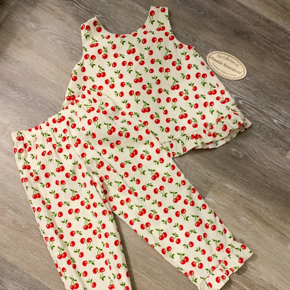 Swing Back ruffle pant set 4t